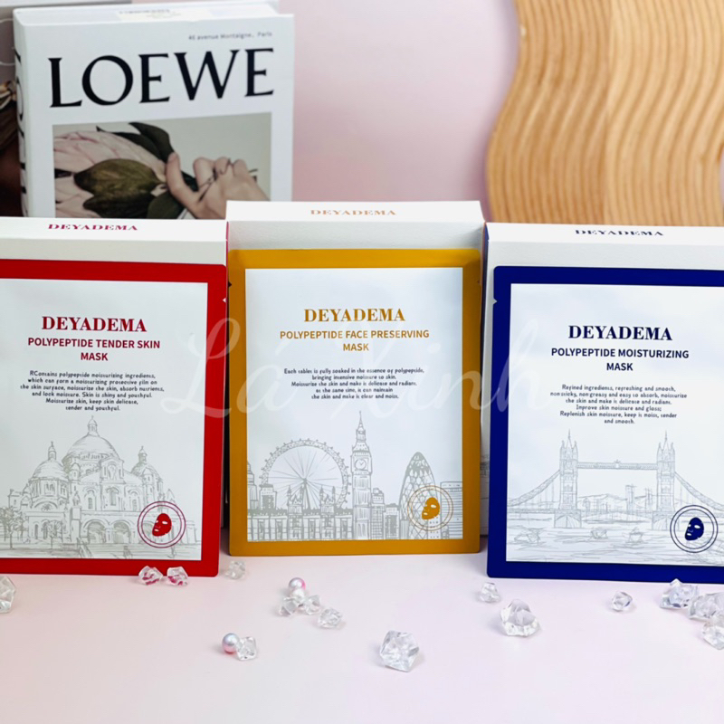 Mặt nạ Deyadema giúp da bóng mượt, cấp ẩm, trẻ hoá da