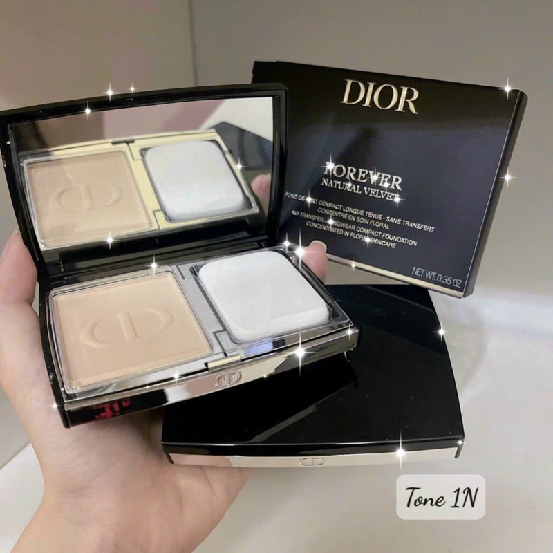 [NEW 2022 - CHÍNH HÃNG] Phấn Phủ Dior Dạng Nén Giúp Làm Mịn, Sáng Da &amp; Kháng Nước Dior Forever Natural Velvet 10g