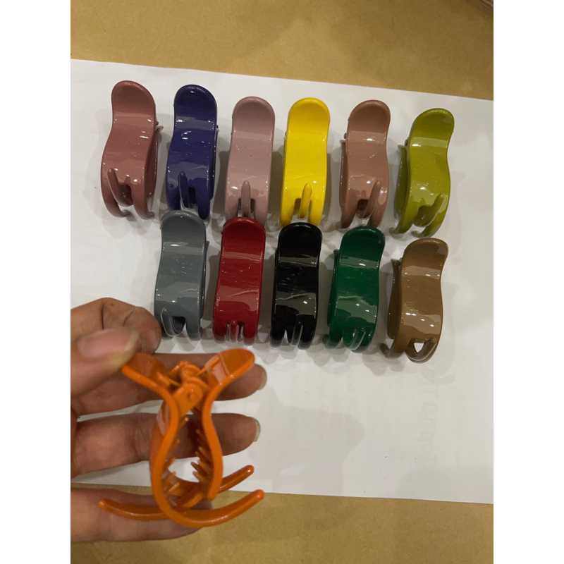 Sỉ 12 kẹp càng cua bóng 3răng, 5rang bóng đẹp cao cấp