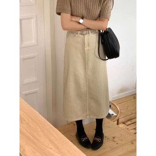 Chân váy jean xẻ sau 1993s boutique