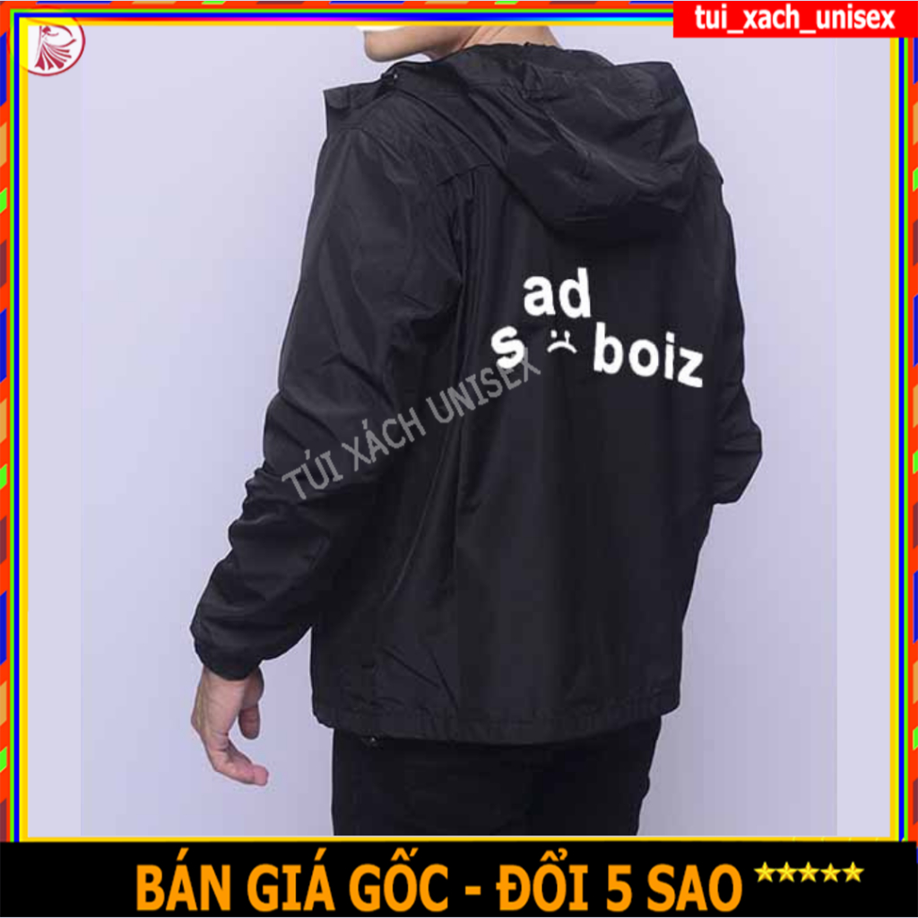 ÁO KHOÁC SAD BOY TRẺ TRUNG NĂNG ĐỘNG - ÁO GIÓ NAM NỮ HỌA TIẾT BẮT MẮT MA QUÁI MẠNH MẼ D0