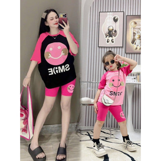 Bộ thun mẹ & bé gái sumikids 10kg đến 65kg