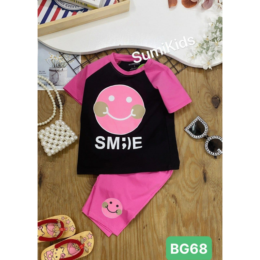 Bộ Thun Mẹ & Bé Gái Sumikids 10kg Đến 65kg