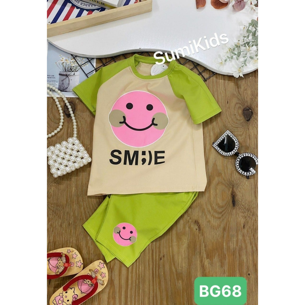 Bộ Thun Mẹ & Bé Gái Sumikids 10kg Đến 65kg