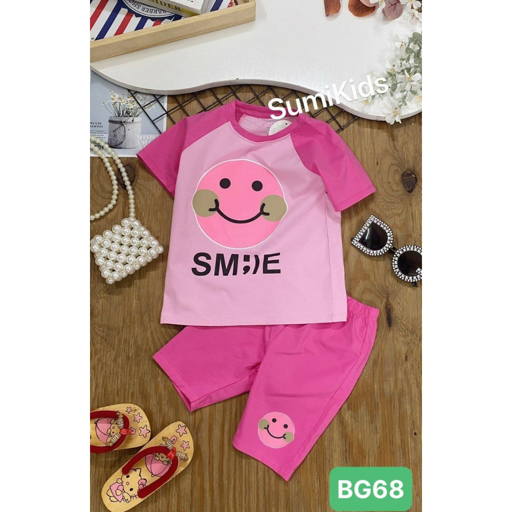 Bộ Thun Mẹ & Bé Gái Sumikids 10kg Đến 65kg