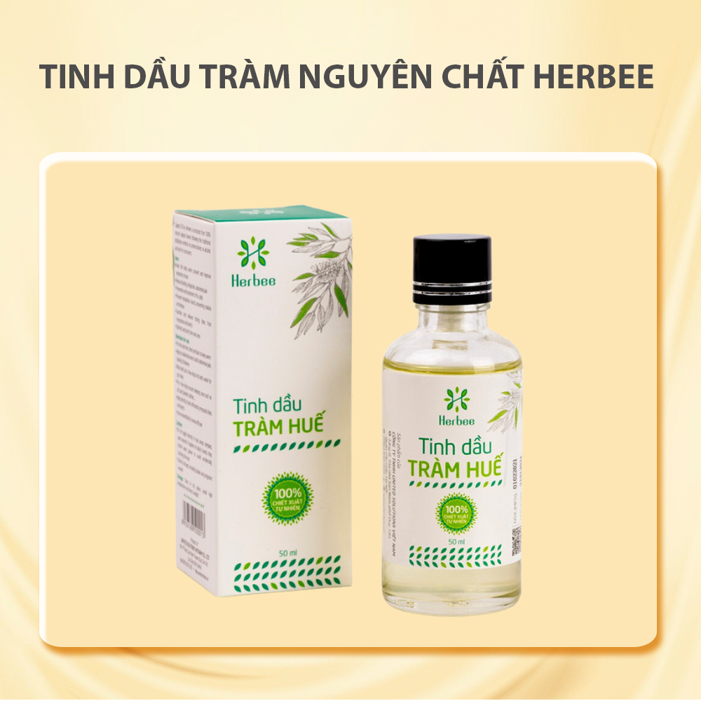 🍀🍀Tinh Dầu Tràm Gió Thương Hiệu Herbee (50ml) 🍀Giữ Ấm Cơ Thể Khi Trời Lạnh 🍀Chiết Xuất 100% Từ Lá tràm Gió🍀