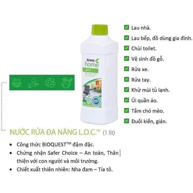 Nước L.OC Đa nằng tẩy vết bẩn