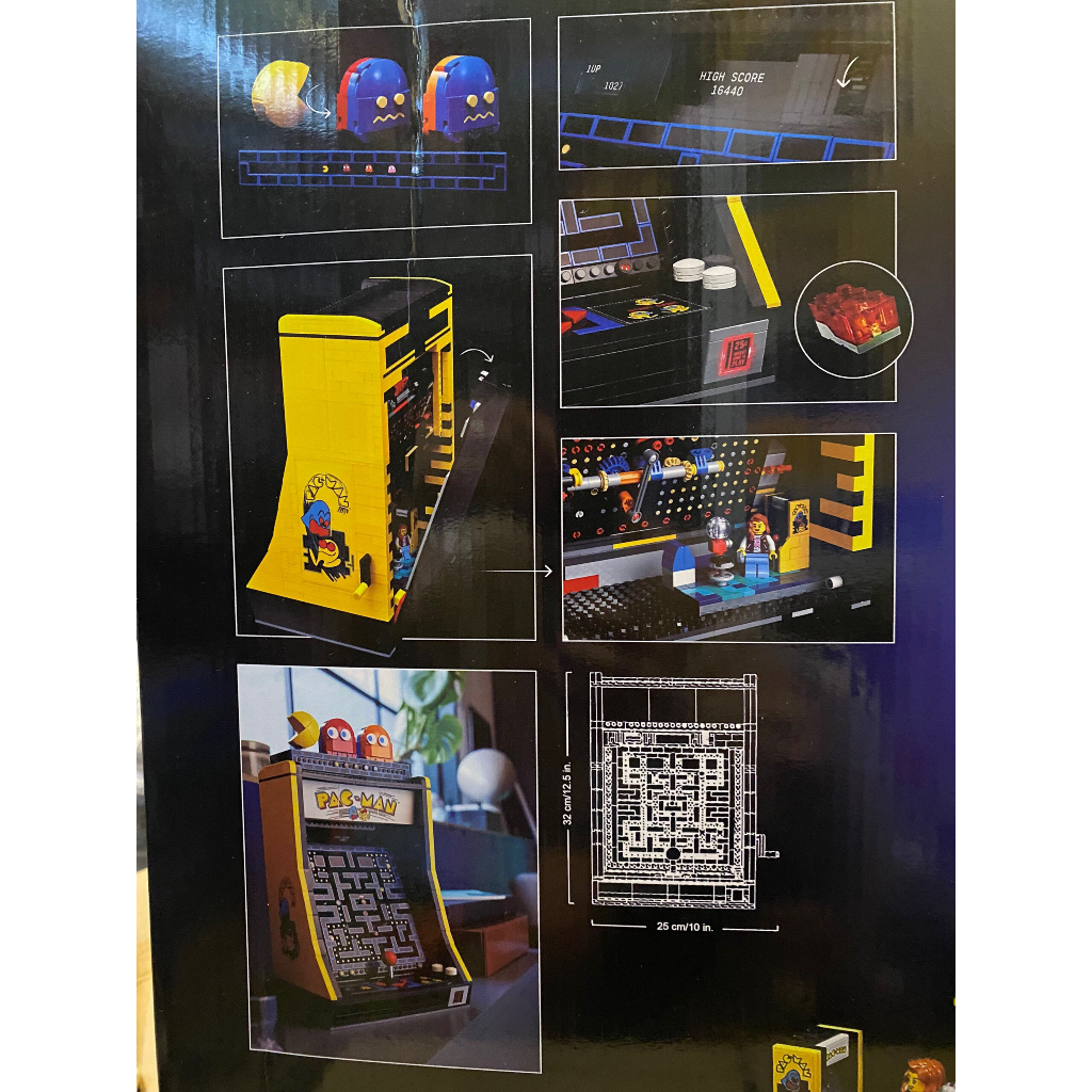 Xếp Hình 10323 Leji 63302 Máy Chơi Game PacMan