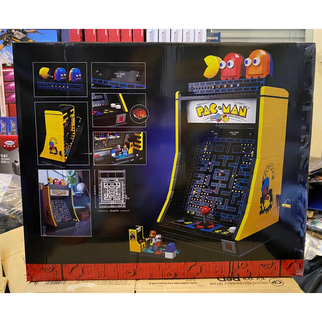 Lắp Ghép 10323 Leji 63302 Máy Chơi Game PacMan