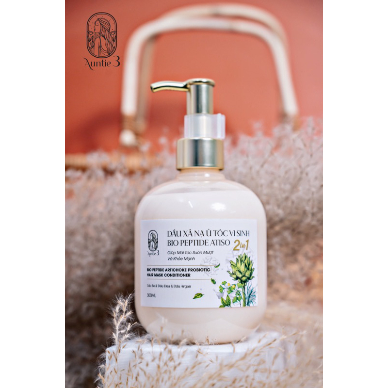 NẠ Ủ XẢ MỌC TÓC VI SINH BIO PEPTIDE ATISO 2 IN 1