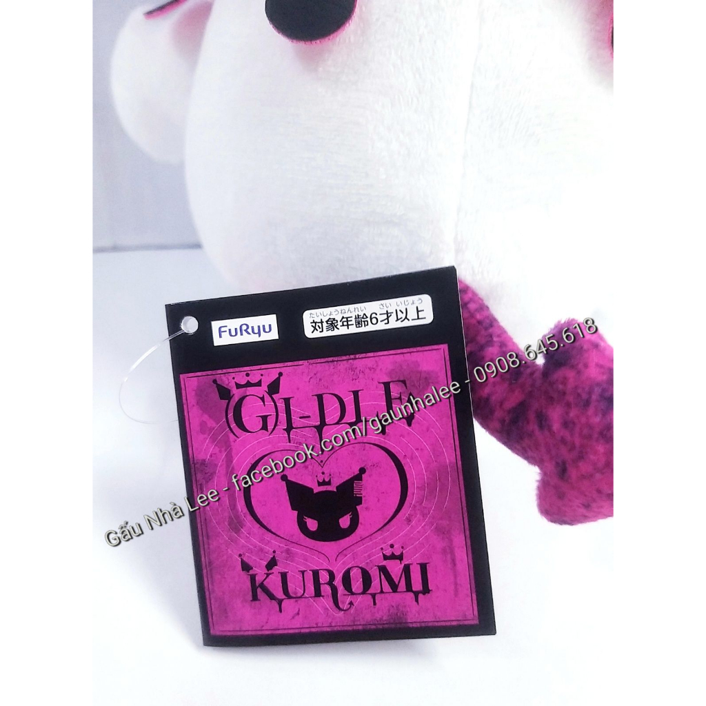 Bé I-dIe x Kuromi , size 30cm, lông đẹp mịn xịn sò, mới 100%, full tem tag giấy