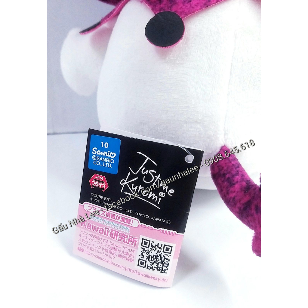 Bé I-dIe x Kuromi , size 30cm, lông đẹp mịn xịn sò, mới 100%, full tem tag giấy