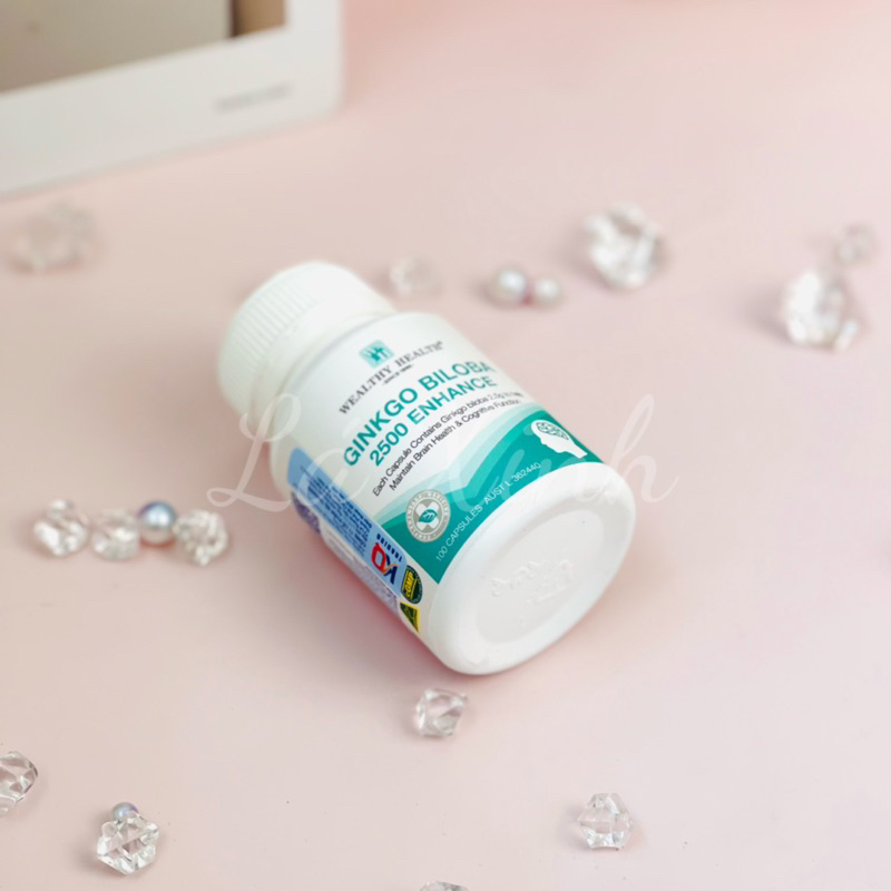 Viên uống bổ não Wealthy Health Ginkgo Biloba 2500 Enhance của Úc 100 viên