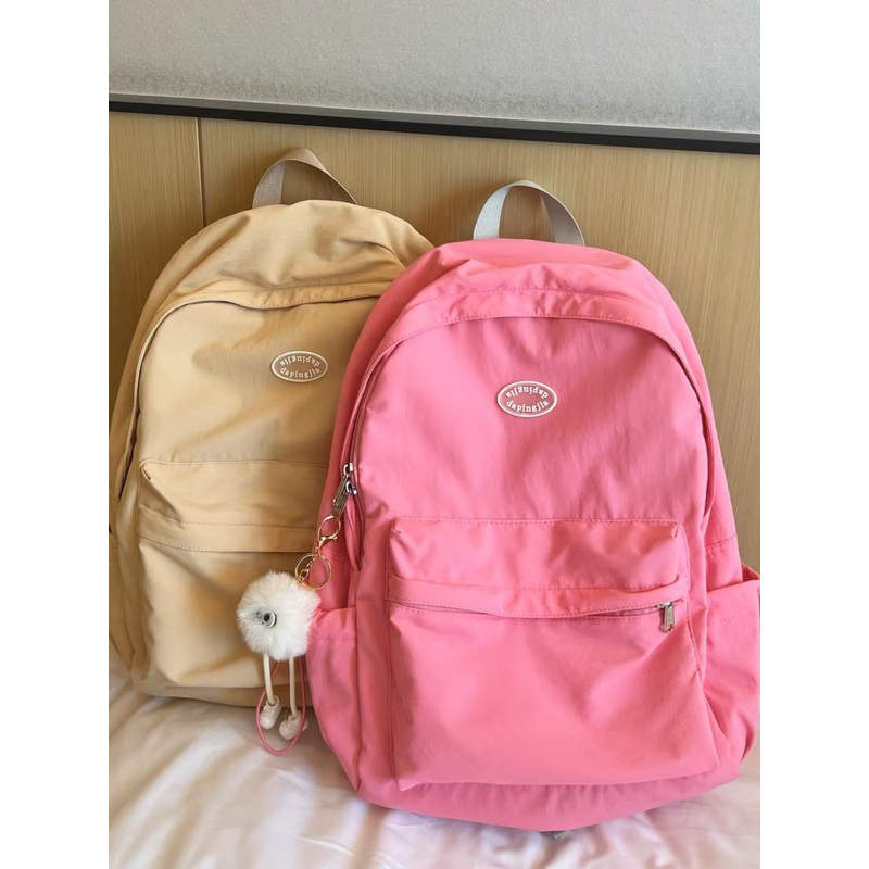 Balo chất poly chống thấm đơn giản size laptop 15.6inch