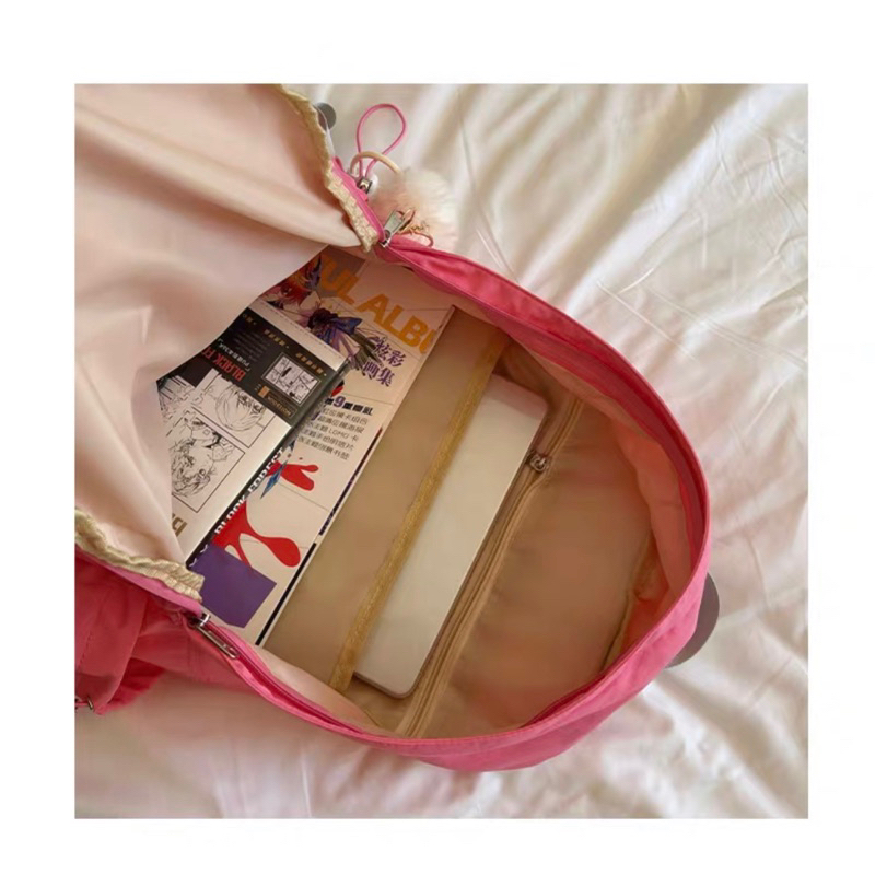 Balo chất poly chống thấm đơn giản size laptop 15.6inch