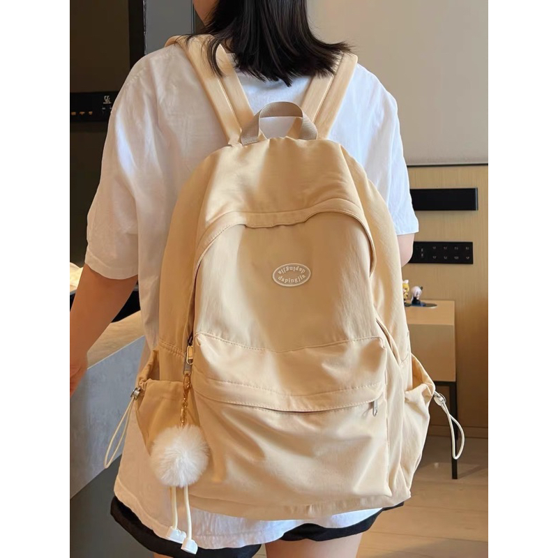 Balo chất poly chống thấm đơn giản size laptop 15.6inch