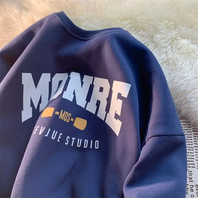 Áo Sweater MONRE Nam Nữ APT Unisex Áo Sweater Nỉ Bông From Rộng Kiểu Dáng Unisex Nam Nữ Đều Mặc Được