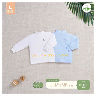 Moon - Áo cổ 3cm giữ nhiệt petit mềm mại cho bé