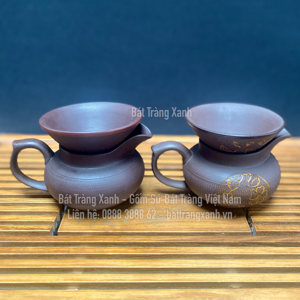 Tống Lọc Trà Bát Tràng, Cốc Tống Cao Cấp, Chén Tống Chuyên Trà, Tống Trà Nâu