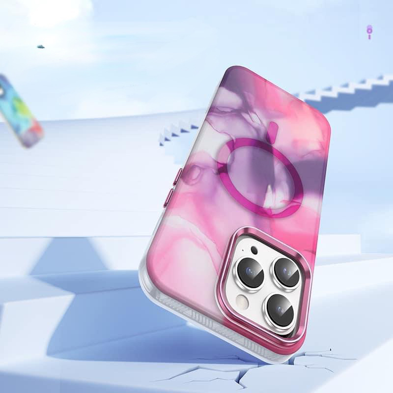 Ốp LIKGUS lưng nhám hoạ tiết sương khói Iphone 15 pro max/ i1p14 pro max