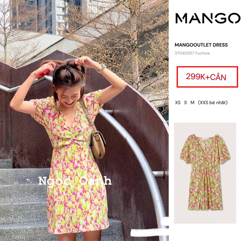 Đầm Mango auth siêu xinh vợt sale
