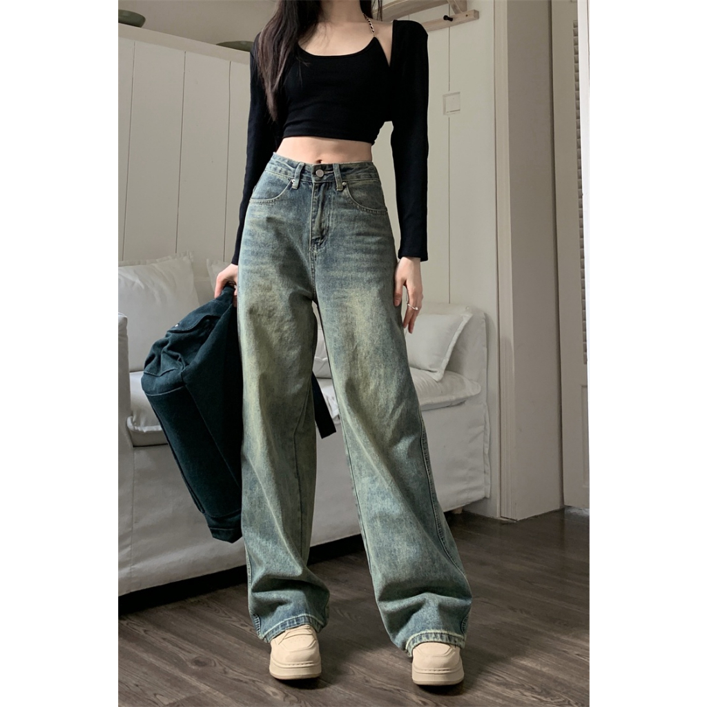 Quần Jeans Nữ Ống Rộng Chất Denim Cao Cấp, Quần Bò Nữ Ống Xuông Hottrend 2023 QC28 | BigBuy360 - bigbuy360.vn