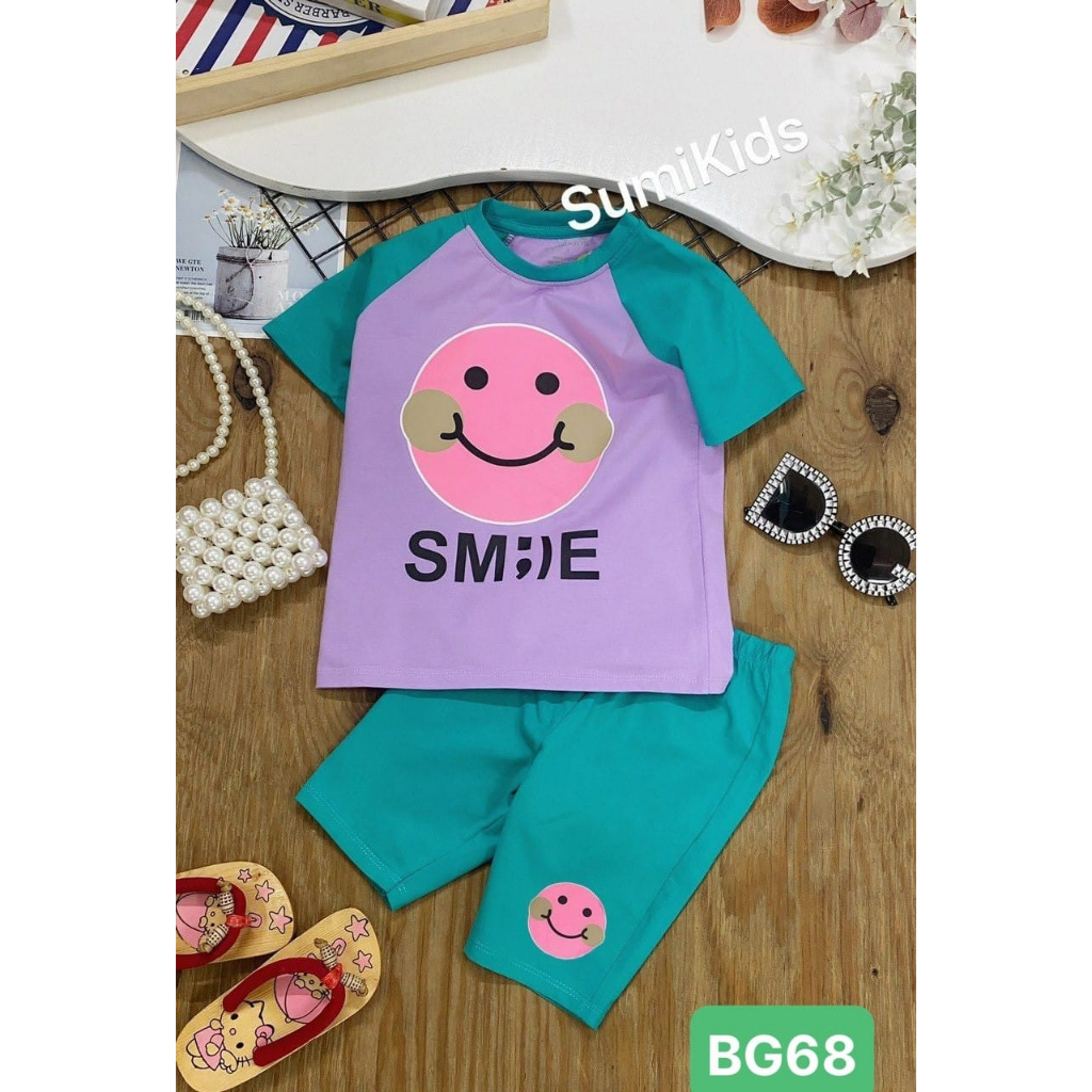 Bộ Thun Mẹ & Bé Gái Sumikids 10kg Đến 65kg