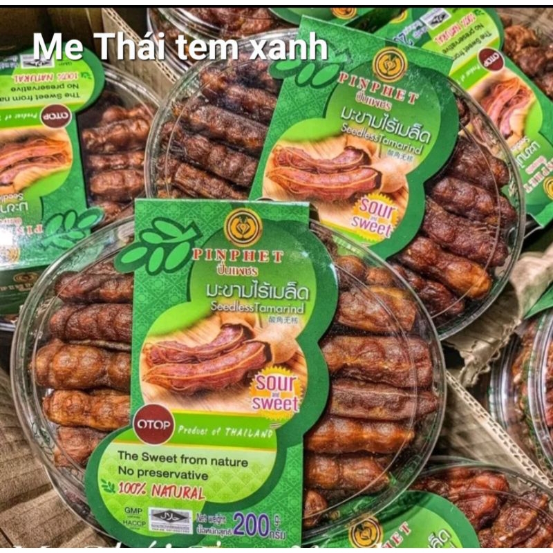Me không hạt tem xanh Thái 200g
