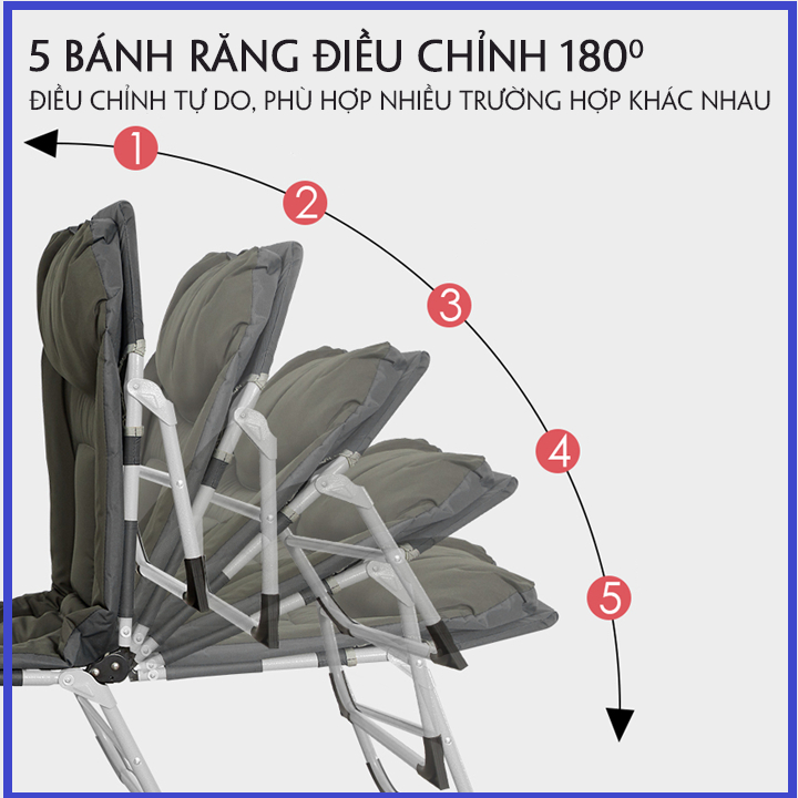 Giường Gấp Siêu Bền Dùng Trong Văn Phòng, Giường Xếp Gấp Gọn Đi Cắm Trại - Khung Hợp Kim Giường Xếp Cá Nhân Đa Năng | BigBuy360 - bigbuy360.vn