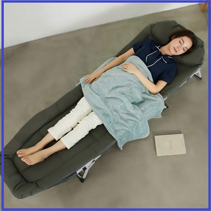 Giường Gấp Siêu Bền Dùng Trong Văn Phòng, Giường Xếp Gấp Gọn Đi Cắm Trại - Khung Hợp Kim Giường Xếp Cá Nhân Đa Năng | BigBuy360 - bigbuy360.vn