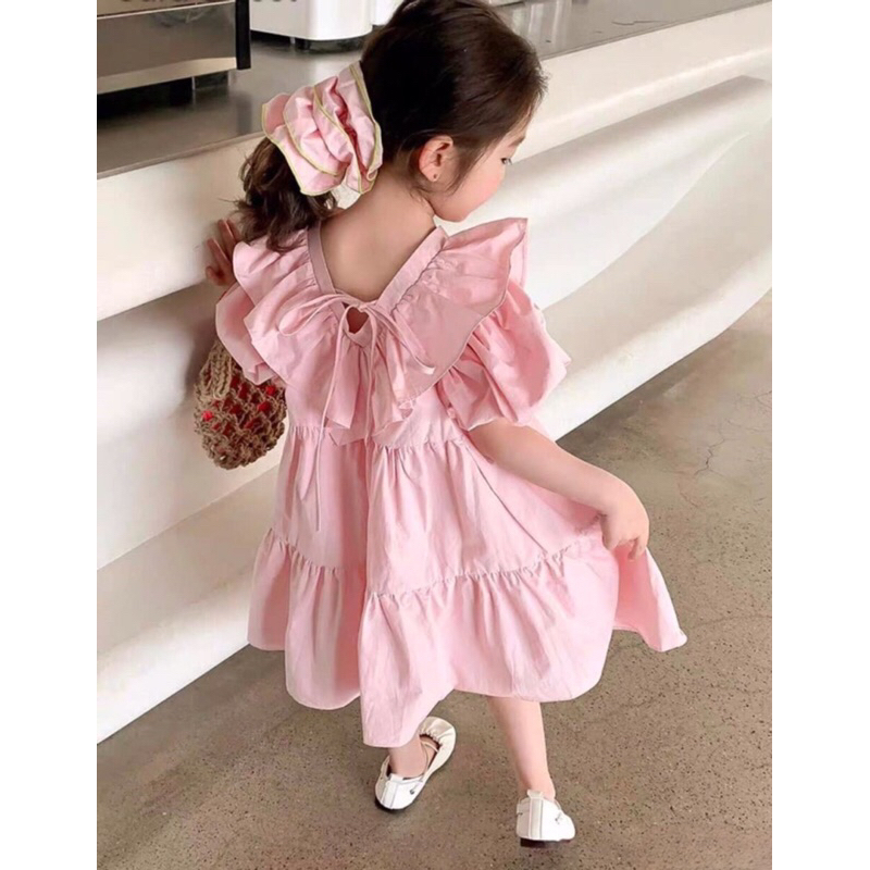 Váy bé gái thiết kế xinh xắn bồng xoè 14-40kg nhà mộc baby store b228