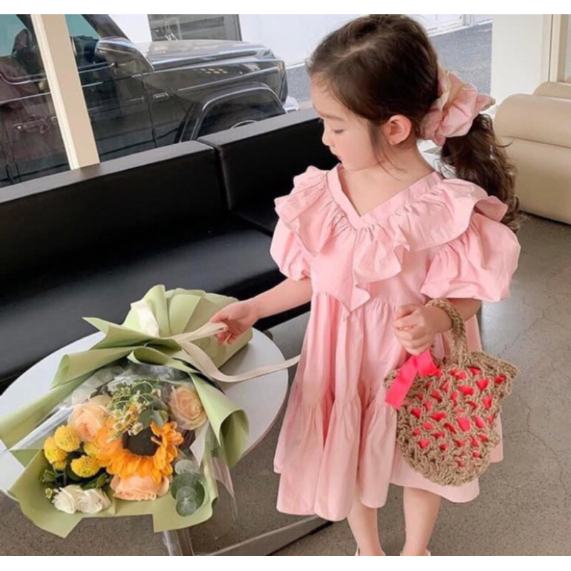 Váy bé gái thiết kế xinh xắn bồng xoè 14-40kg nhà mộc baby store b228