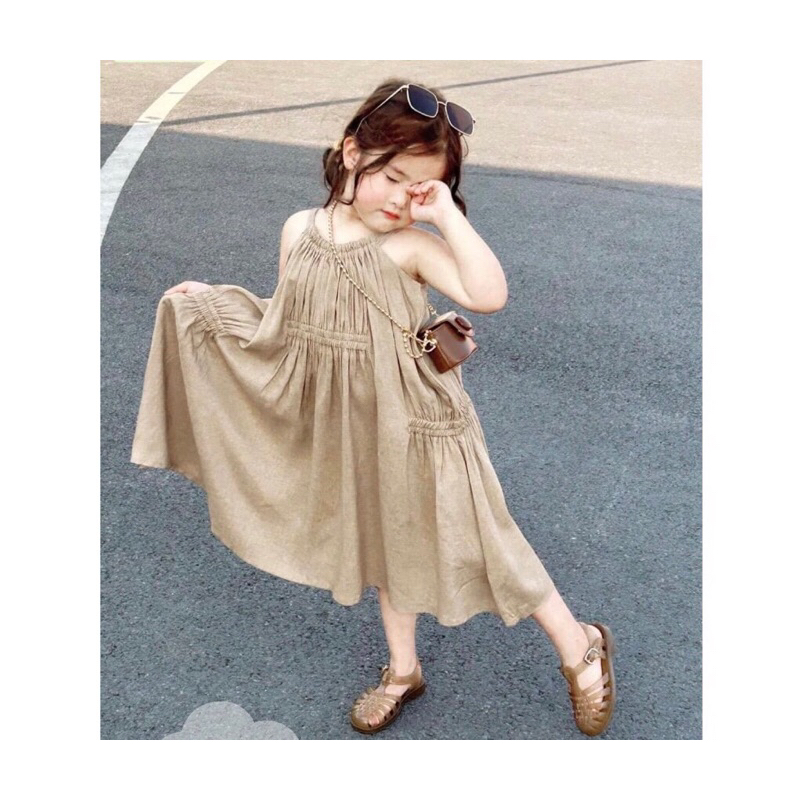 Váy bé gái thiết kế xinh xắn bồng xoè 14-40kg nhà mộc baby store b228