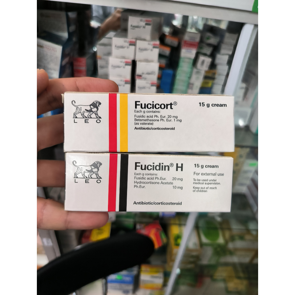 Kem bôi da fucicort/ fucidin /fucidin H tuýp 15g Fucicort Cream Leo