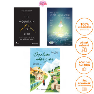 Sách - combo 3 quyển: the mountain is you + tâm lý học vượt qua nghịch cảnh + dạo bước nhân gian
