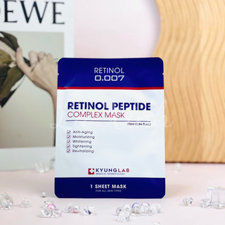 [Lẻ 1 miếng] Mặt Nạ Trẻ Hoá Da Kyung Lab Retinol Peptide Complex Mask 25ml