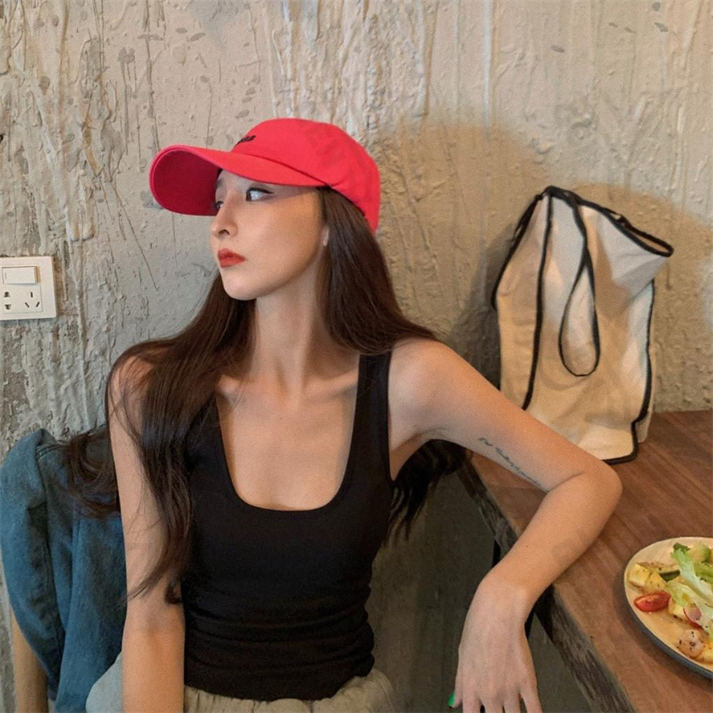 [QUÀ TẶNG 1 SỢI DÂY CHUN KHI MUA] Áo 2 dây dáng dài GenY thiết kế dây bản to cổ vuông tôn ngựct 2D19 | BigBuy360 - bigbuy360.vn