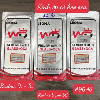 Realme 9i - kính ép màn hình có keo oca realme 9i - kính oppo 9i - oppo realme 9i