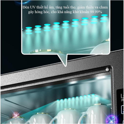 Máy sấy khô bình sữa khử khuẩn bằng tia UV đảm bảo an toàn, máy tiệt trùng bình sữa chén bát đa năng