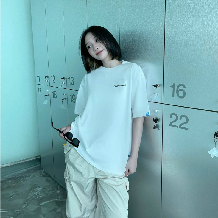 Áo thun oversize PLEASURE MILIMALISM  , Áo phông Unisex nam nữ Cotton 2 chiều oversize form rộng PLEASURE BRAND