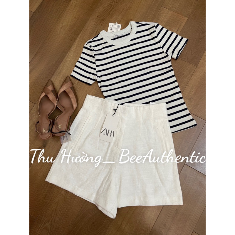 SẴN ÁO PHÔNG THUN TĂM ZARA AUTH SIÊU THÍCH KHÔNG BAI DÃO KÈM ẢNH SHOP CHỤP