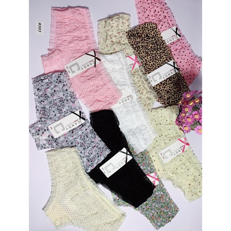 Quần Lót Ren Bèo 3 Tầng Siêu Mềm Mại Quần Chíp ren cạp thấp