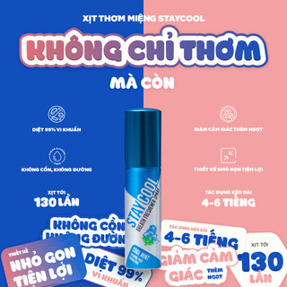 Staycool xịt thơm miệng từ Anh Quốc