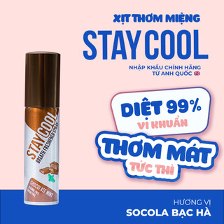 Staycool xịt thơm miệng từ Anh Quốc