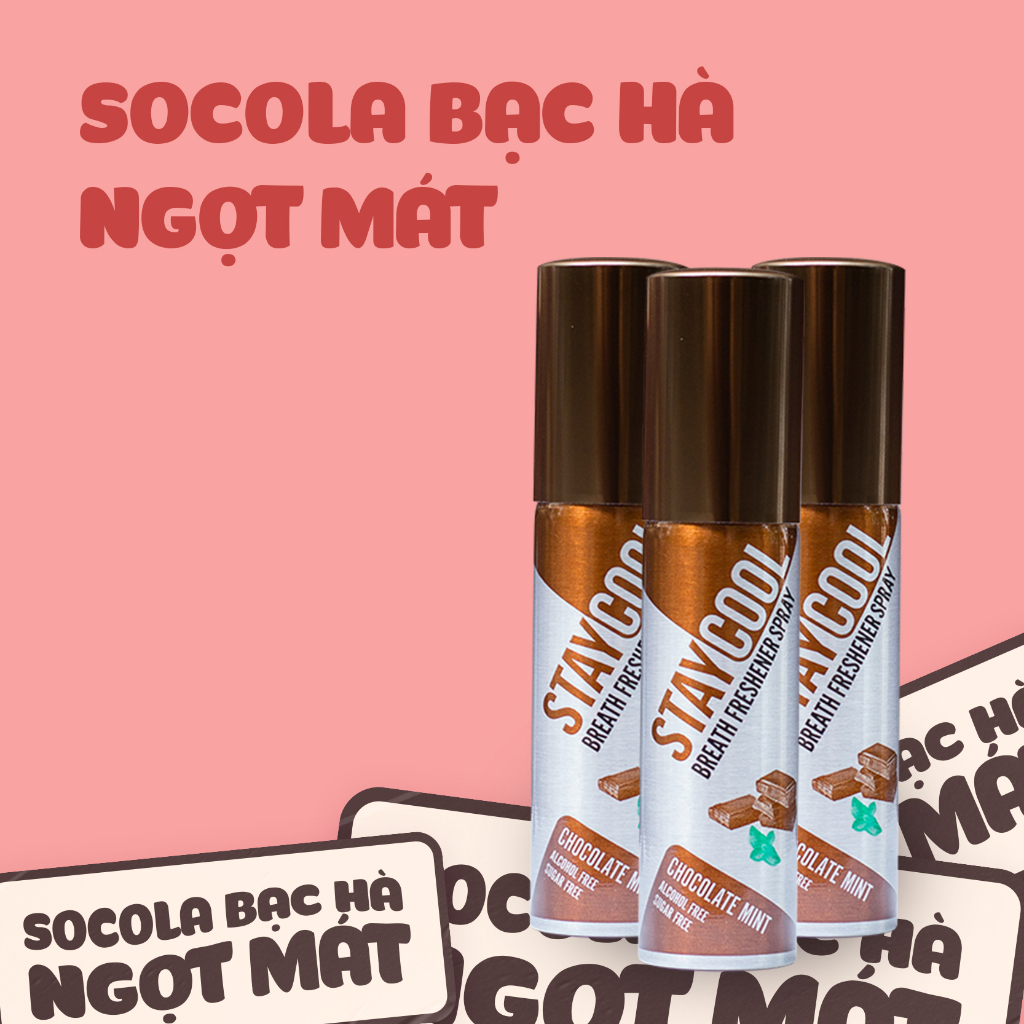 Staycool xịt thơm miệng từ Anh Quốc
