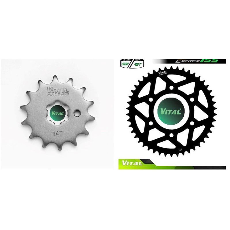 Yamaha Exciter 150 - 155 Nhông 13T 14T 15T 16T 17T - Dĩa 36T 37T 38T 39T 40T 41T 42T 43T 44T 45T 46T 47T 48T 49T VITAL