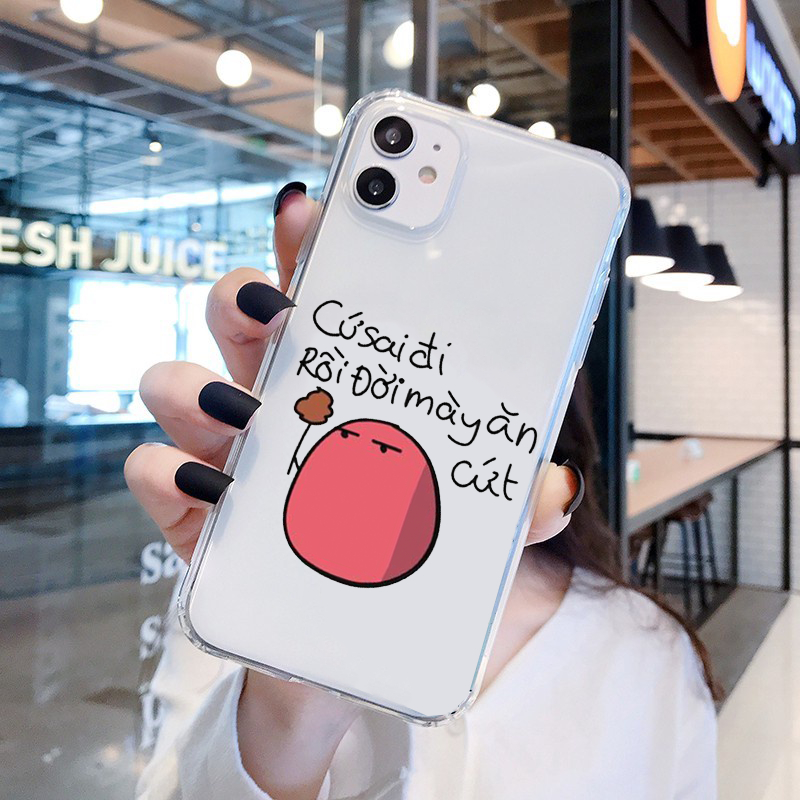 Ốp điện thoại iphone Cứ sai đi rồi đời mày xxx BVC 7plus/8plus/x/xs/xsm/11/11pro max 12 13 14 plus uh329