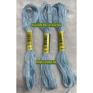 Chỉ cotton thêu tranh chữ thập mã chỉ từ 3841 đến 3866
