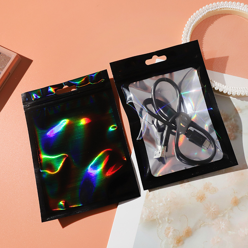 Túi zip hologram 3 màu