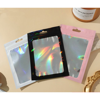 ( Set 10 túi ) Túi zip hologram 3 màu